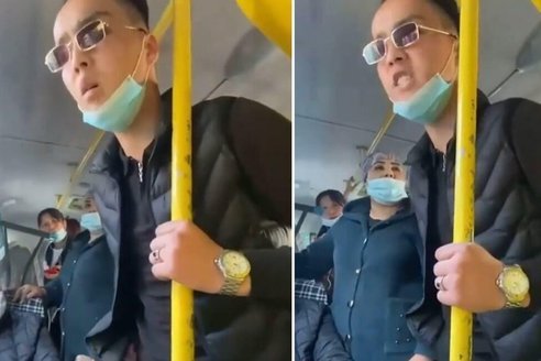 Конфликт казахстанцев в автобусе попал на видео