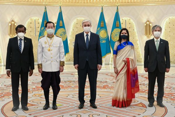 Послы Индии и Японии вручили верительные грамоты президенту Казахстана