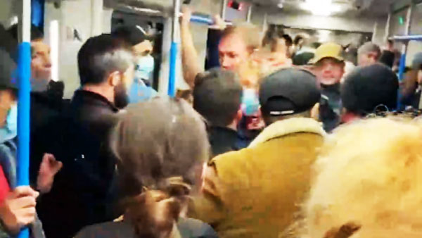 В метро Москвы — новый конфликт с кавказцами (видео)