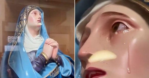 В Мексике заплакала статуя Девы Марии (фото)