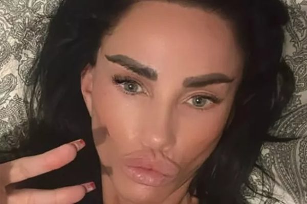 Katie Price says she looks her most natural self in a photo with no makeup and ‘real’ hair