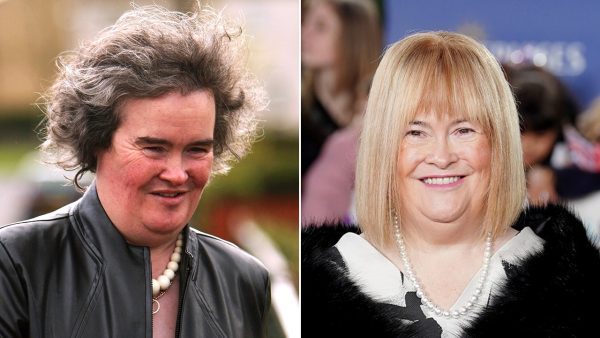 Susan Boyle looks almost unrecognisable as she debuts her striking new look