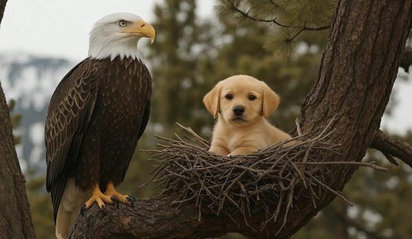 Vulturul răpește un cățeluș din curte – Ce descoperă vecinii te va uimi